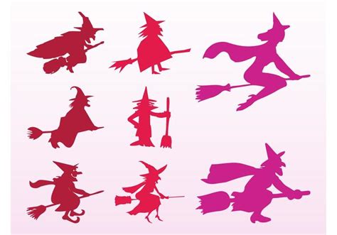 Witches Silhouettes - Download Free Vector Art, Stock Graphics & Images