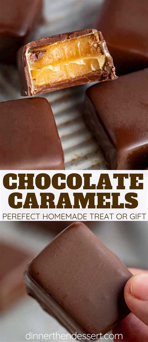 Chocolate Covered Caramels - Dinner, then Dessert