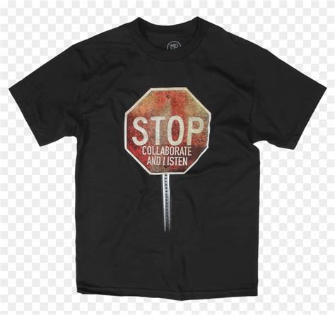 Stop Sign T-shirt - Hobbit Pub T Shirt, HD Png Download - 1600x1601 ...