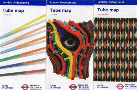 London Underground Tube Train Map 2016 Three Different Maps | Europe - United Kingdom - England ...