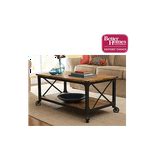 Better Homes & Gardens Rustic Country Coffee Table, Weathered Pine ...