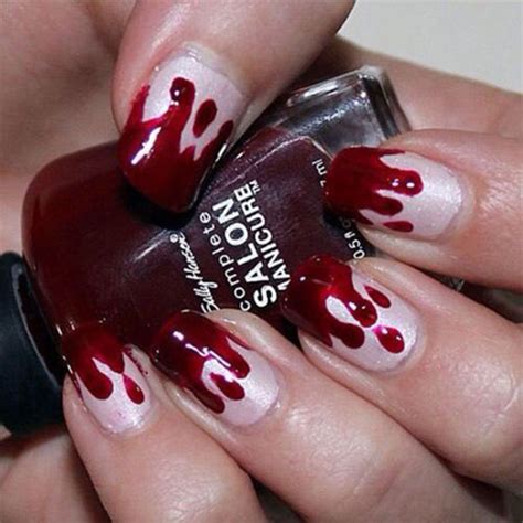 15 Halloween Blood Nail Art Designs & Ideas 2016 | Fabulous Nail Art ...