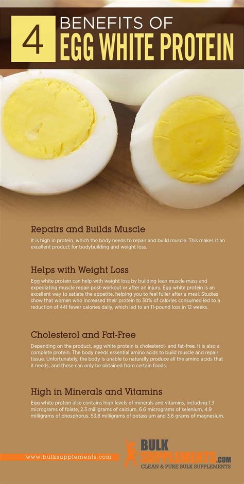 Egg White Protein: Benefits, Side Effects & Dosage