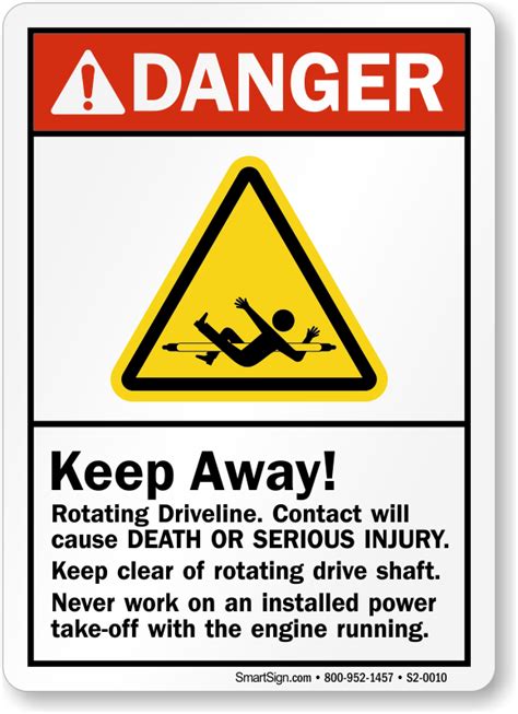 Keep Away Signs | Danger Keep Away Signs