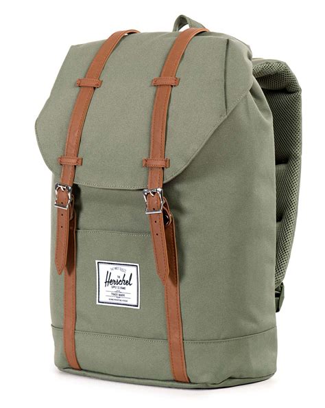 Herschel supply co. Khaki Retreat Backpack 19.5 L in Green for Men | Lyst