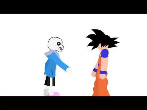 Sans vs goku - YouTube