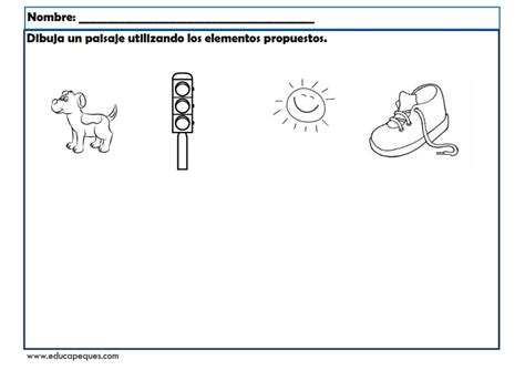 Fichas con ejercicios de creatividad en infantil y primaria