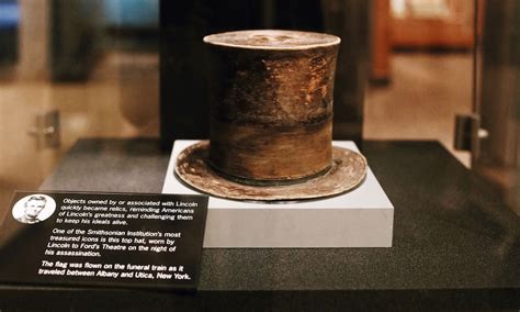 Abraham Lincoln's top hat worn at Ford Theater