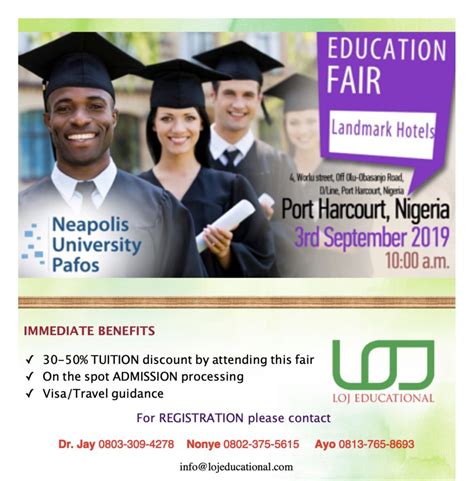 Neapolis University Pafos is coming to Port Harcourt - LOJ International Education Consultancy ...