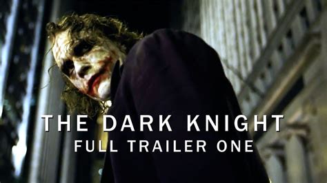 THE DARK KNIGHT FULL TRAILER ONE - YouTube