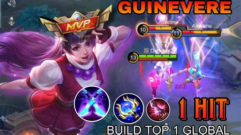 GUINEVERE Best Build & Emblem 2023 | Dance For Me!! | Magical | 1 Hit ...