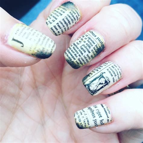 21+ Newspaper Nail Art Designs, Ideas | Design Trends - Premium PSD, Vector Downloads