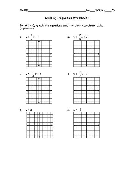 15 Best Images of Solving And Graphing Inequalities Worksheets - Graphing Inequality Worksheets ...