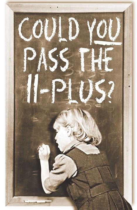 Could you pass the 11-plus? Exam papers first used in the 1950s puts your family to the test ...