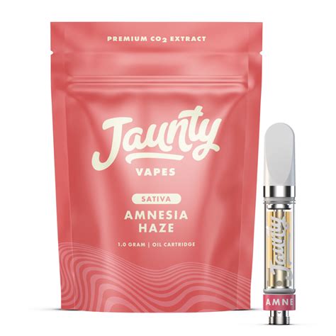 Jaunty Amnesia Haze Cartridge Vape (Sativa) {1g} - FlynnStoned Cannabis Company