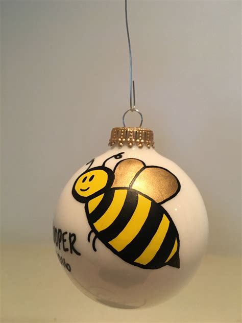 Bumblebee Bee Movie Bumble Christmas Ornament Handpainted