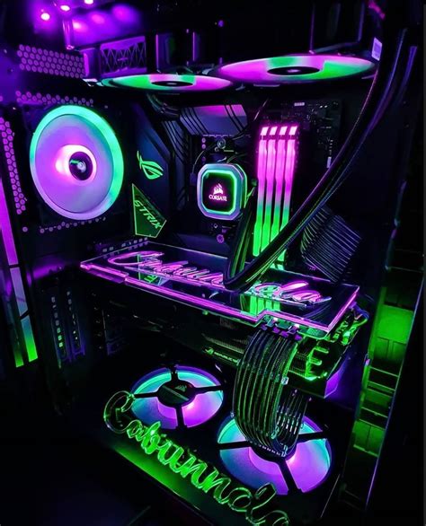 Love the color combo between the green and purple ⚔️ Is this RGB ...