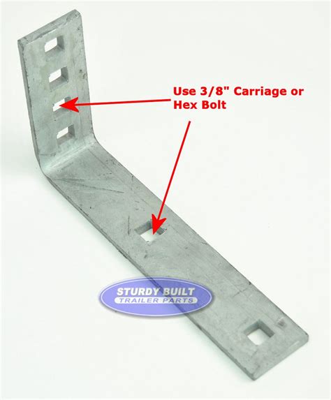 Boat Trailer Fender Mounting Bracket 4 inch x 7 1/2 inch L-S