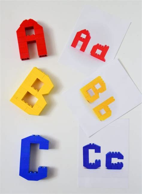 LEGO 3D Alphabet Printable Cards | Adventure in a Box