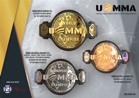 New UWMMA Champioship Belts – UWMMA