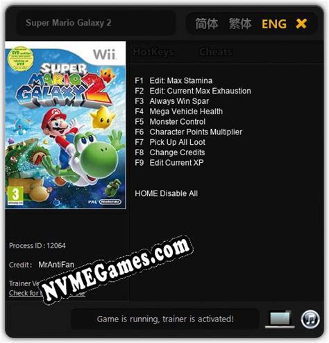 Super Mario Galaxy 2: Cheats, Trainer +9 MrAntiFan » NVMEGAMES.COM