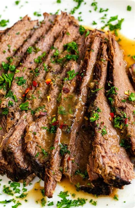 Slow Cooker Brisket - Supergolden Bakes