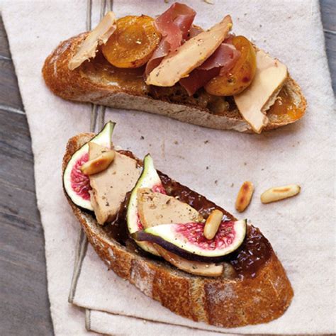 Toasts de Foie Gras aux 3 fruits | Cuisine et boissons, Recette, Gastronomie