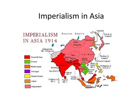 Imperialism In Asia Map