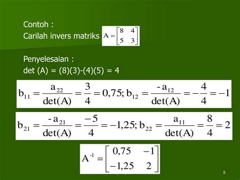 PPT - INVERS MATRIKS PowerPoint Presentation, free download - ID:7083942