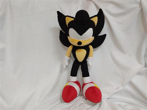 This is a sample of the plush Dark Super Sonic | Etsy