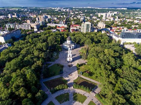 Chisinau, Republic of Moldova, Aerial View from Drone Stock Photo - Image of moldavia, city ...