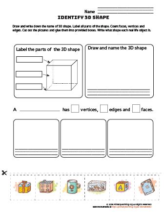 Cube Worksheet | PrimaryLearning.Org