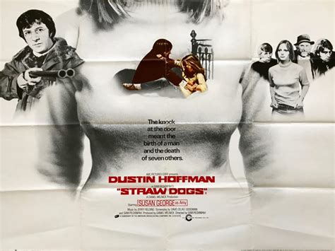 Original Straw Dogs Movie Poster - Sam Peckinpah - Dustin Hoffman