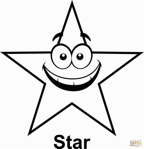 Star Coloring Pages For Preschoolers - Coloring Home