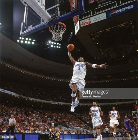 Steve Francis of the Orlando Magic drives for the dunk against the... News Photo - Getty Images