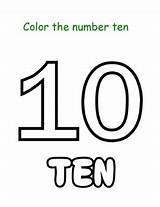Preschool Counting Numbers Printabel Coloring Pages sketch template