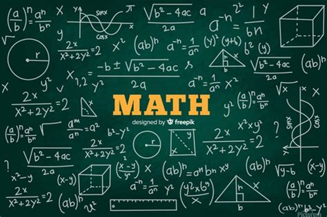 realistic math chalkboard background - Shamudy