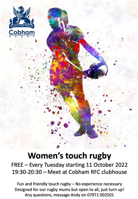 Cobham RFC on Twitter: "Next Tuesday (11 October) at 19:30, Cobham ...