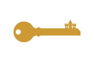 Real Estate, Key Logo Vector Graphic by DEEMKA STUDIO · Creative Fabrica