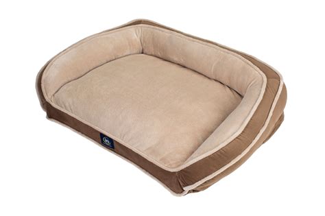 Serta Memory Foam Couch Pet Dog Bed, Large, Color May Vary - Walmart ...