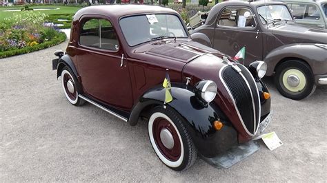 1936 Fiat 500 A Topolino - Classic-Gala Schwetzingen 2016 - YouTube