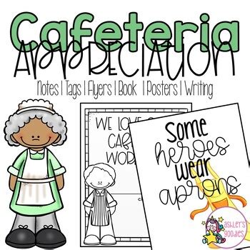 Cafeteria Worker Appreciation Packet by Ashley's Goodies | TpT