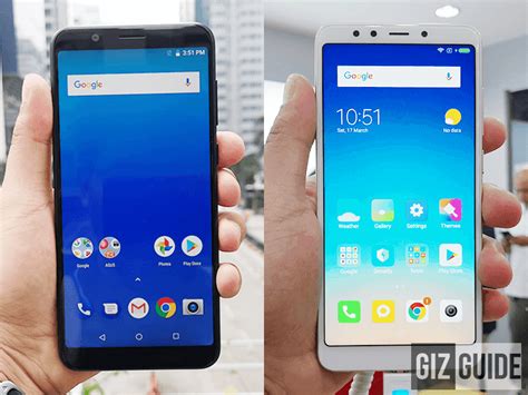 ASUS ZenFone Max Pro M1 (ZB602KL) vs Xiaomi Redmi 5 Plus Specs Comparison