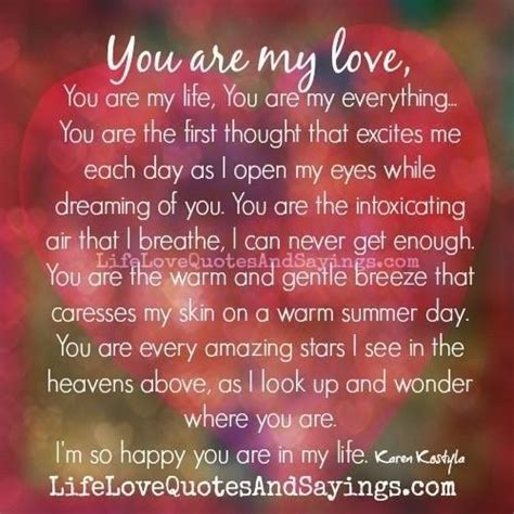 ️ you are my everything love quotes and sayings my | My everything quotes, Love mom quotes, You ...