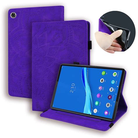 Dteck Lenovo Tab M10 / M10 HD 10.1 Case, Tab P10 Case, Embossed PU ...