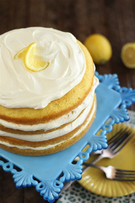 Easy Lemon Cream Cake - Southern Bite