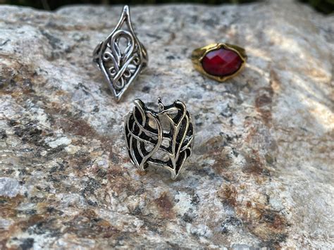 Elven and Gandalf Ring of Power Bundle | Etsy