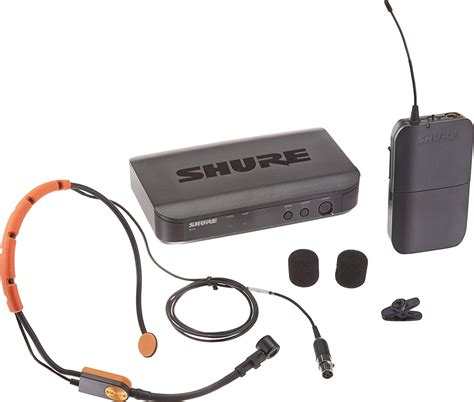 Shure Wireless Microphone System with SM31FH Fitness Headset Microphone ...