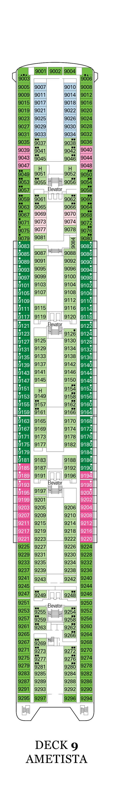 MSC Armonia Deck Plans | CruiseInd