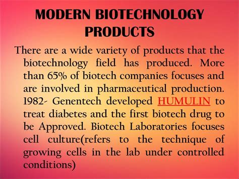 Guide to Modern Biotechnology